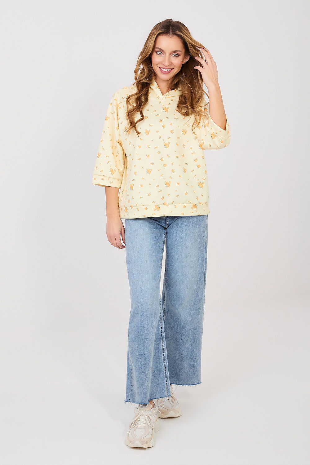   Bluza Damska Model IT-BZ-22278.74 Light Yellow - Italy Moda 