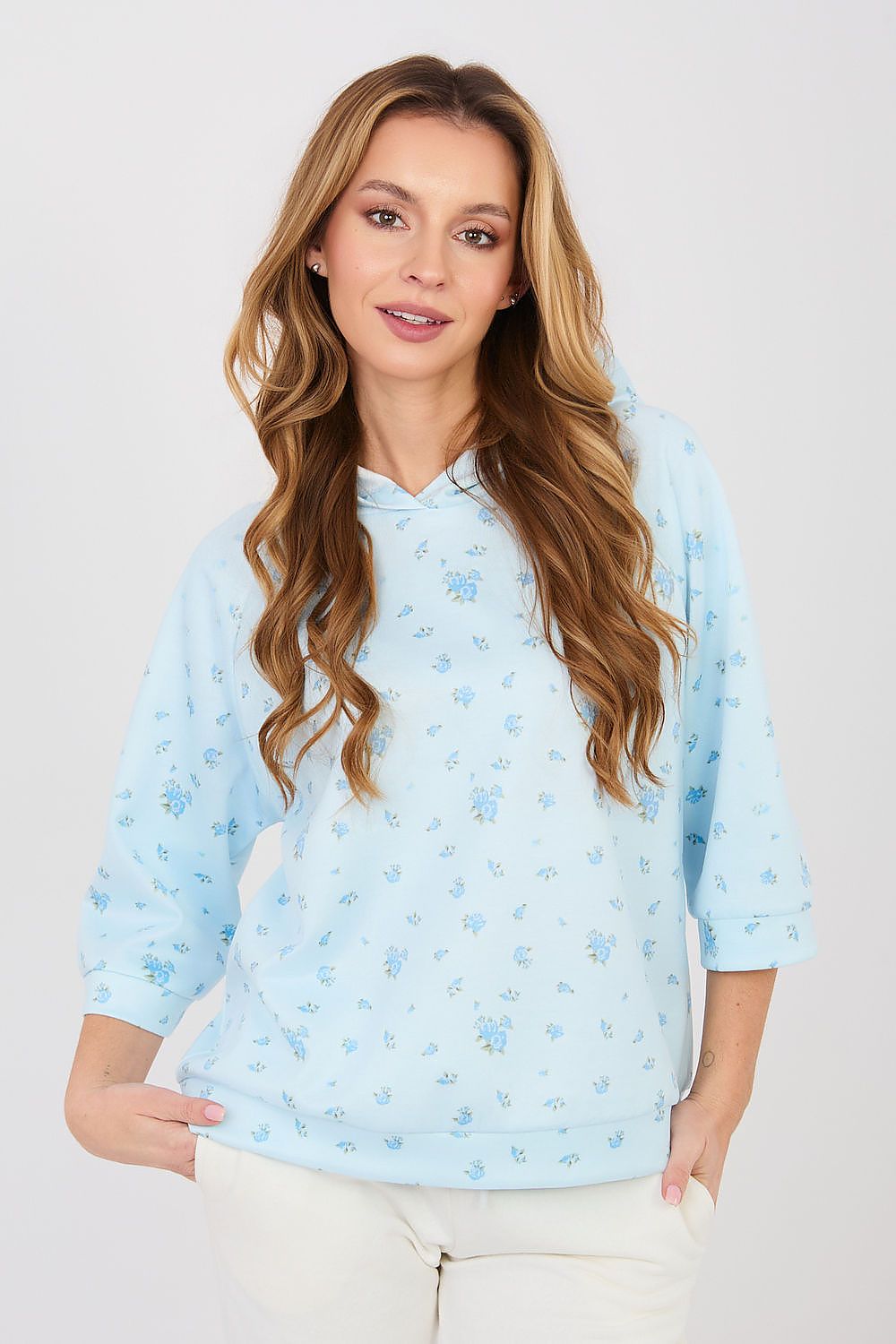   Bluza Damska Model IT-BZ-22278.74 Light Blue - Italy Moda 