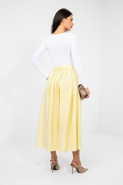  Spódnica Model IT-SD-21081.18 Light Yellow - Italy Moda 
