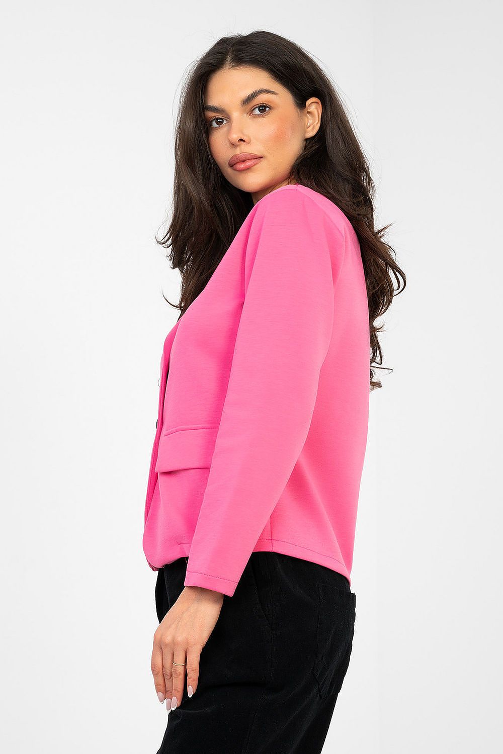   Marynarka Model IT-MA-22201.82 Dark Pink - Italy Moda 