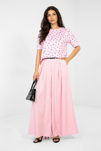   Bluzka Model MI-BZ-A2985.97 Light Pink - Italy Moda 