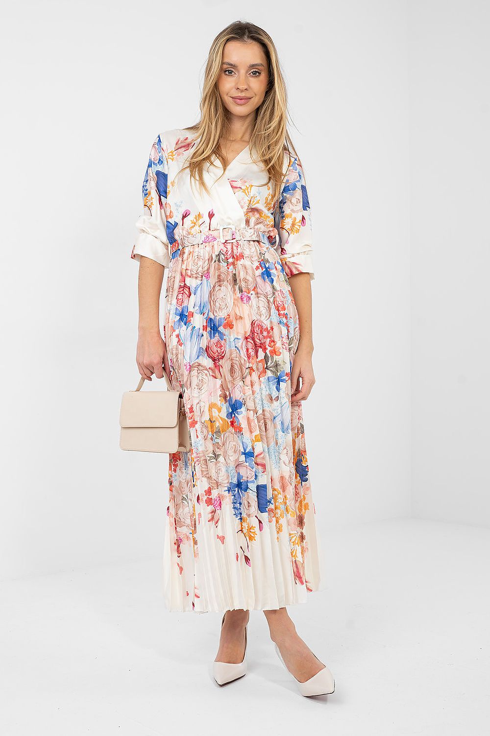  Sukienka Model IT-SK-18828.92 Ecru - Italy Moda 