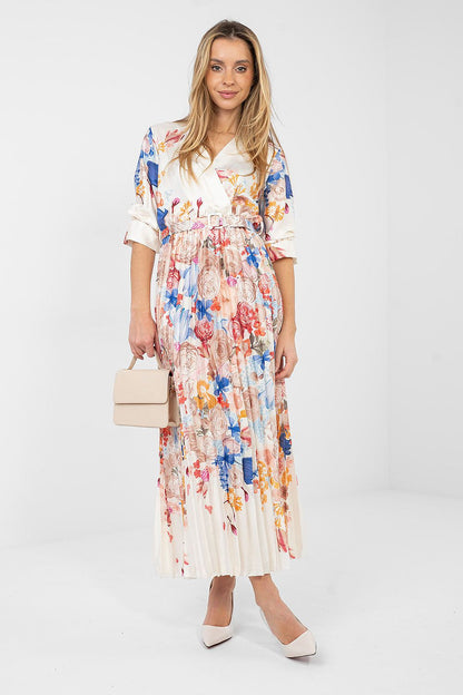  Sukienka Model IT-SK-18828.92 Ecru - Italy Moda 