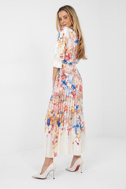  Sukienka Model IT-SK-18828.92 Ecru - Italy Moda 