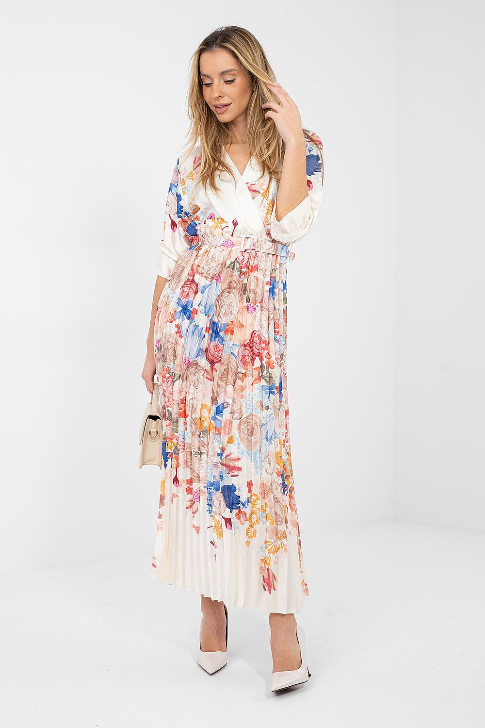  Sukienka Model IT-SK-18828.92 Ecru - Italy Moda 