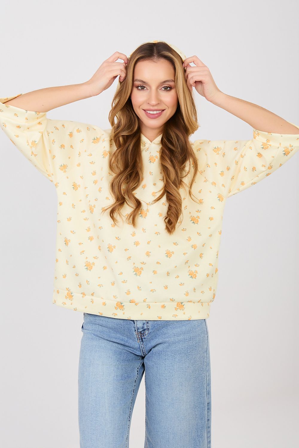   Bluza Damska Model IT-BZ-22278.74 Light Yellow - Italy Moda 