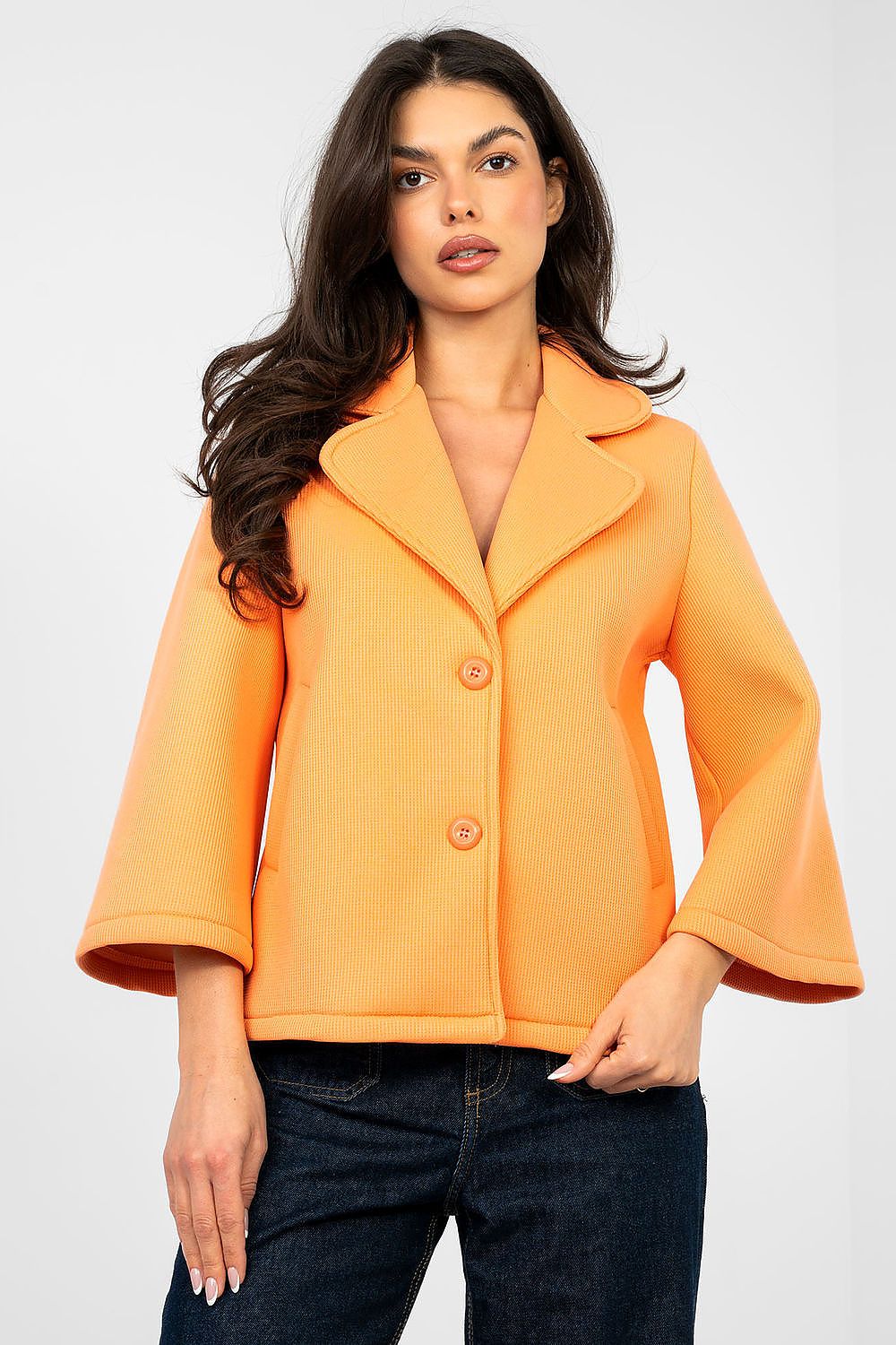   Płaszcz Damski Model IT-KR-95965.05 Light Orange - Factory Price 