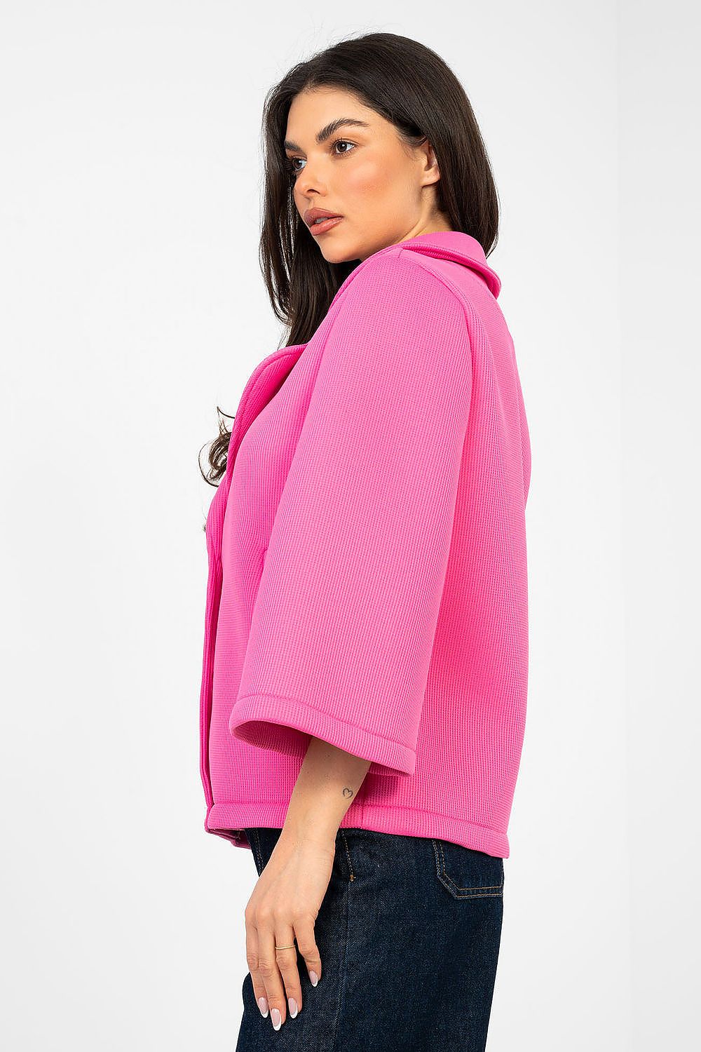   Płaszcz Damski Model IT-KR-95965.18 Dark Pink - Factory Price 