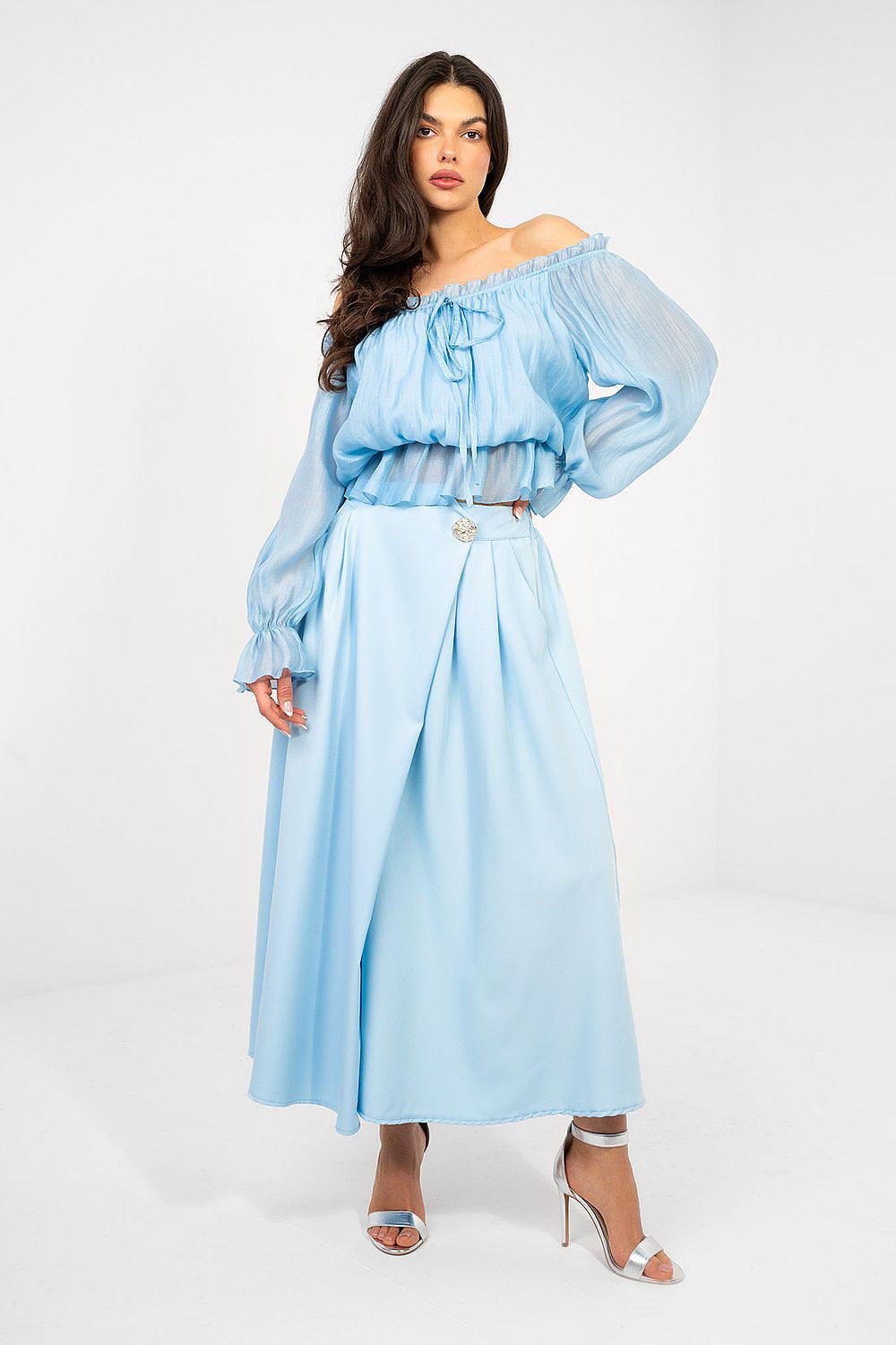  Spódnica Model IT-SD-81036.82 Light Blue - Factory Price 