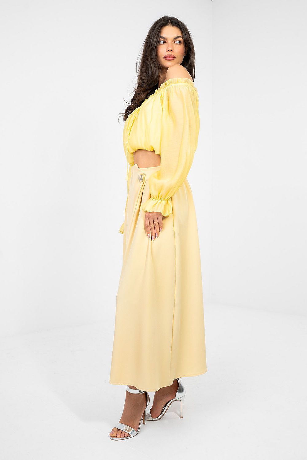  Spódnica Model IT-SD-81036.82 Light Yellow - Factory Price 