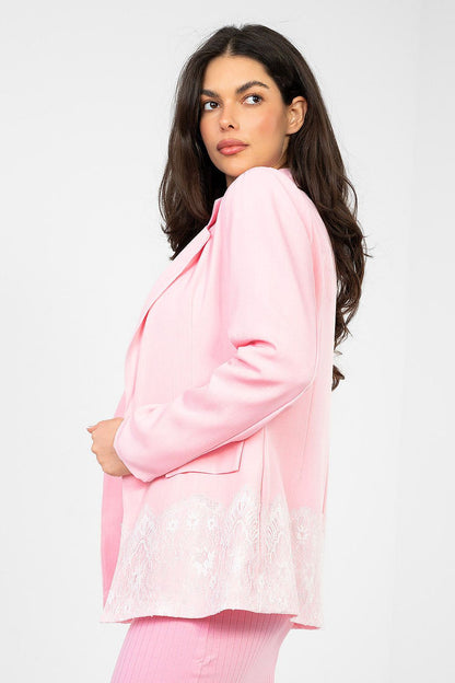   Marynarka Model IT-MA-60128.01 Light Pink - Factory Price 