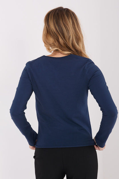   Bluzka Model WT-BZ-A1172.27 Navy - Factory Price 