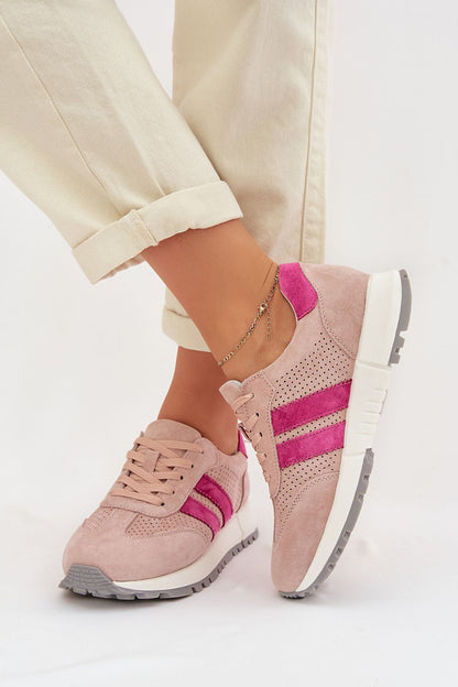   Buty Sportowe Model Marceline 26SP17-01 Pink - Step in style 