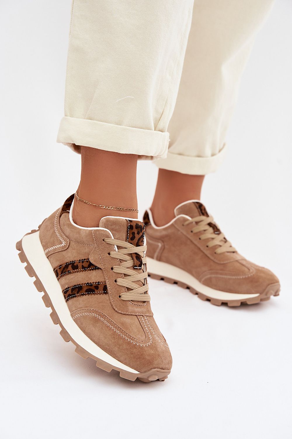   Buty Sportowe Model S.Barski LR61-7071 Brown - Step in style 