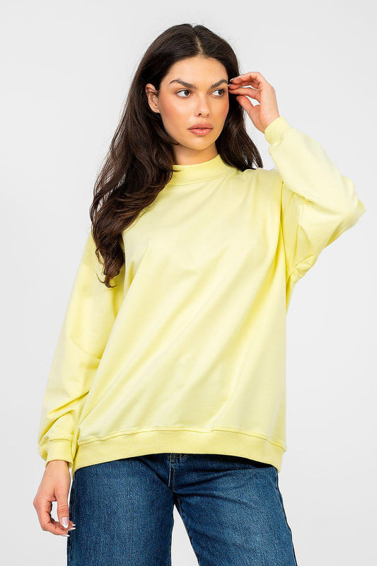  Bluza Damska Model RV-BL-5185.93P Light Yellow - BFG 