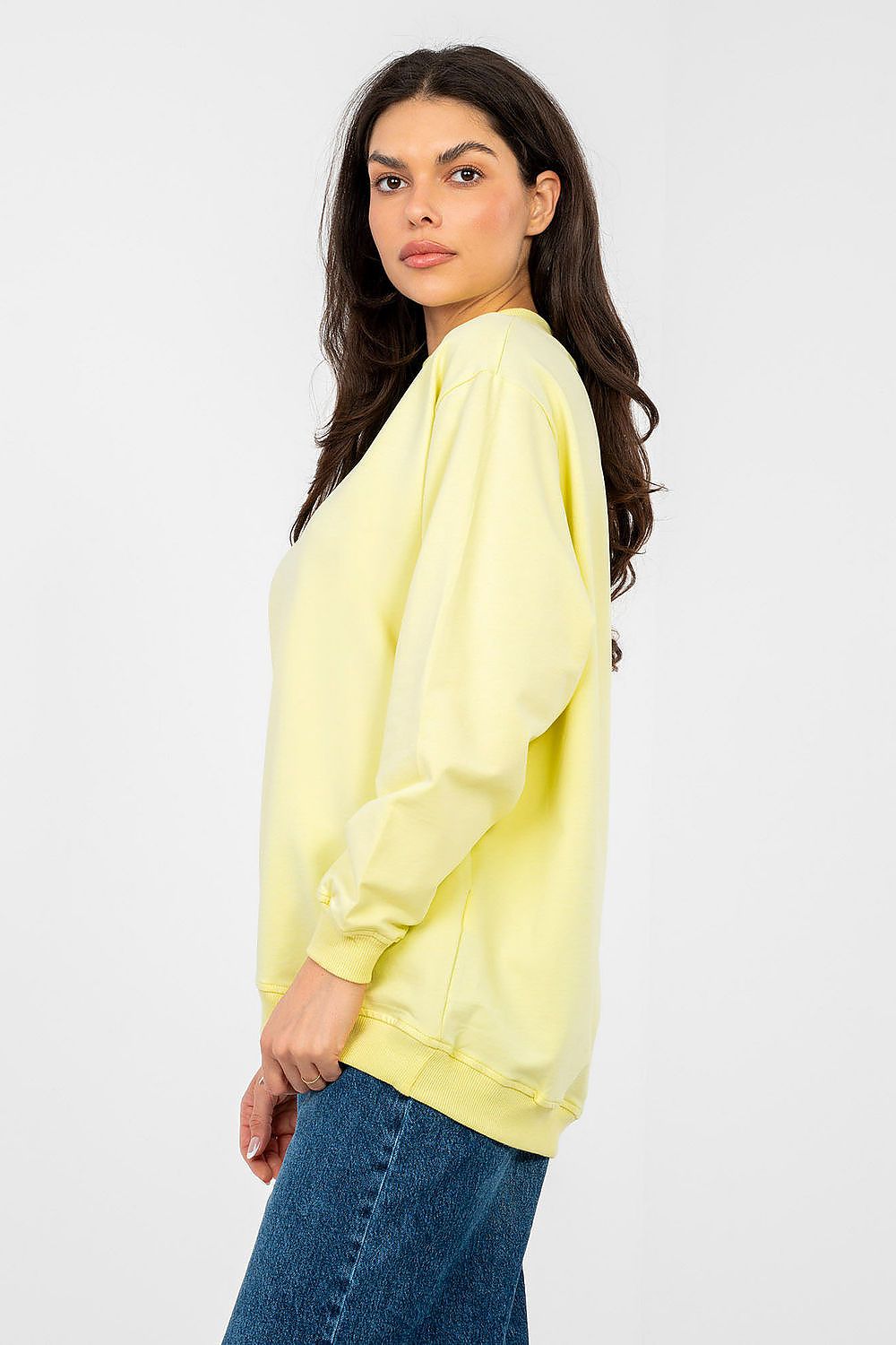   Bluza Damska Model RV-BL-5185.93P Light Yellow - BFG 