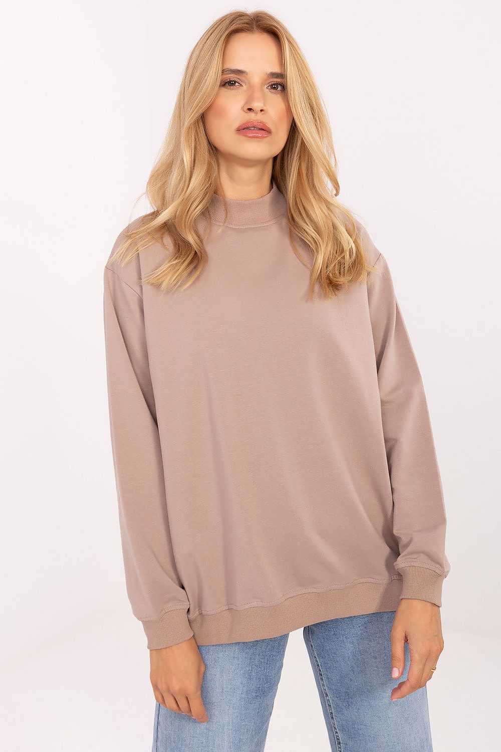   Bluza Damska Model RV-BL-5185.79P Dark Beige - BFG 