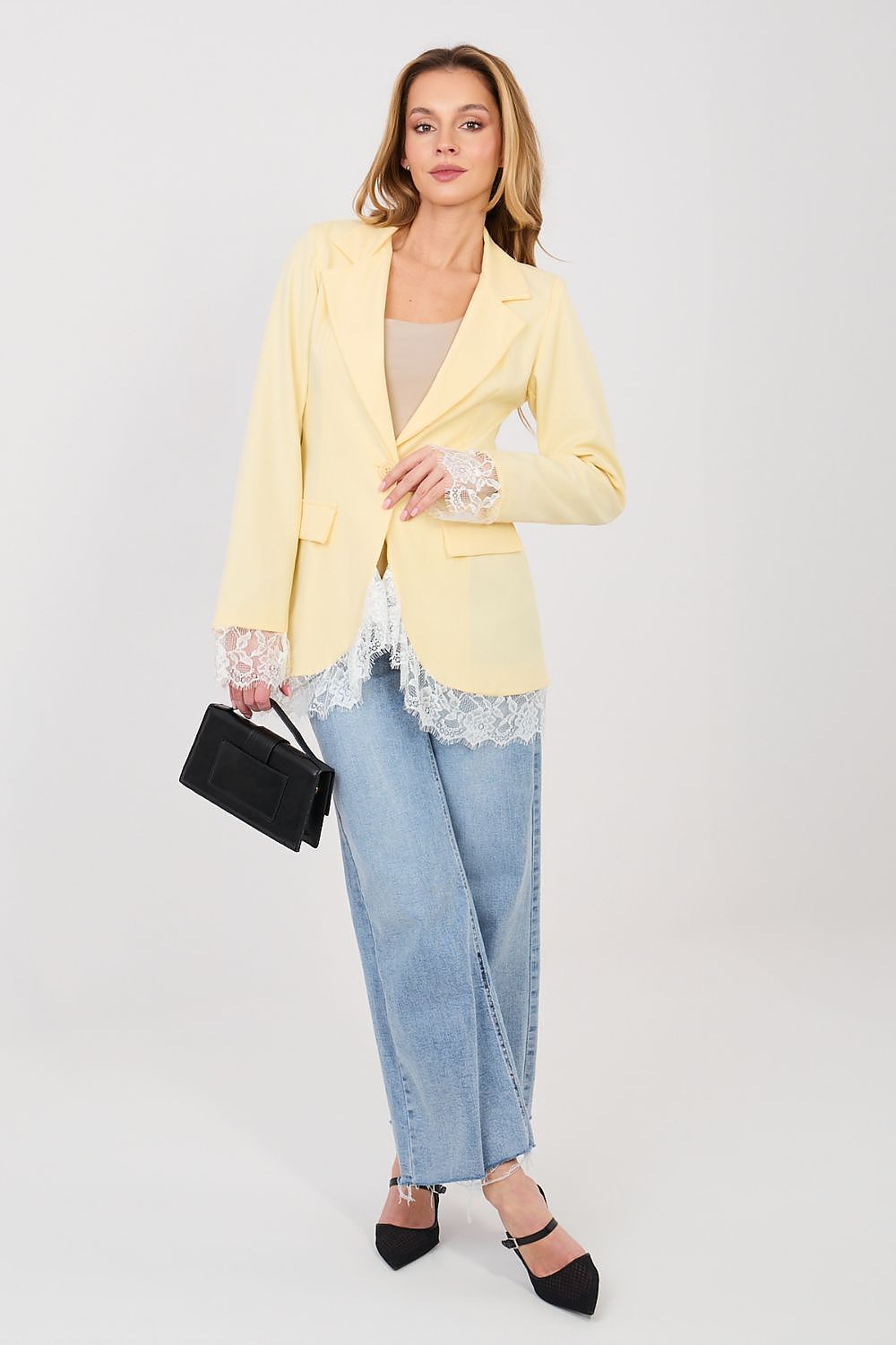   Marynarka Model IT-MA-60155.36 Light Yellow - Factory Price 