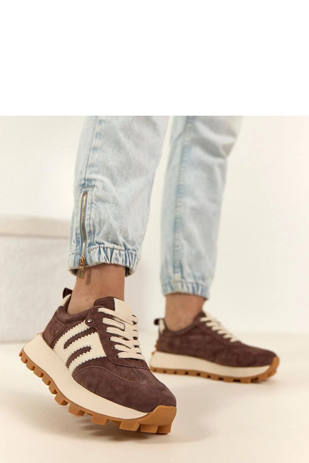   Buty Sportowe Model Filippo DP6743/26 D BR Dark Brown - Solea 