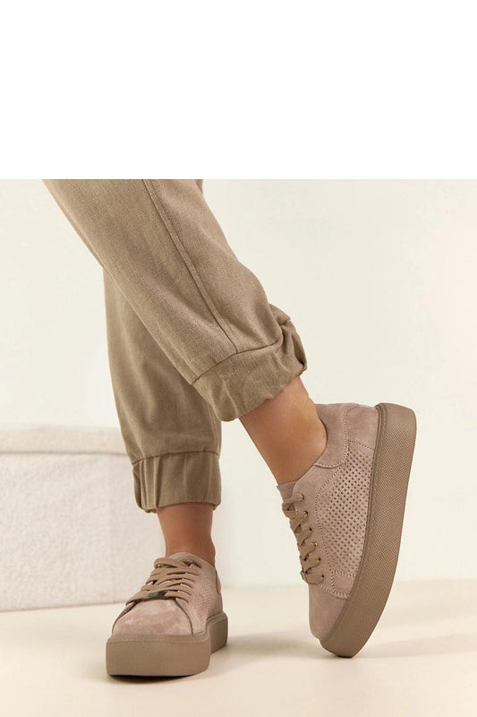   Buty Sportowe Model Filippo DP7502/26 Beige - Solea 