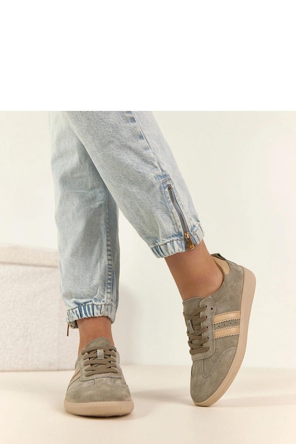   Buty Sportowe Model Filippo DP7508/26 KH Khaki - Solea 