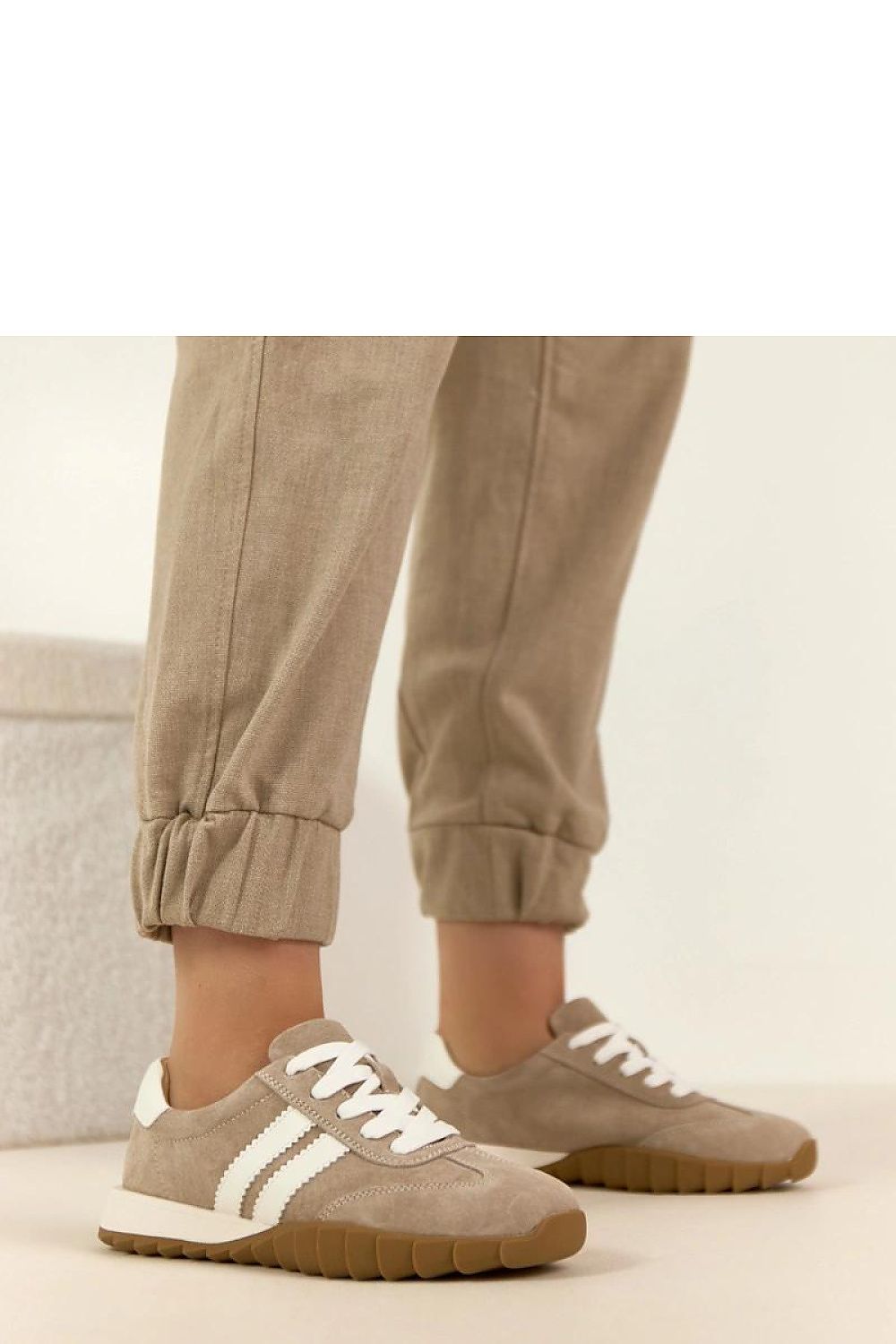   Buty Sportowe Model Filippo DP7534/26 BE Beige - Solea 
