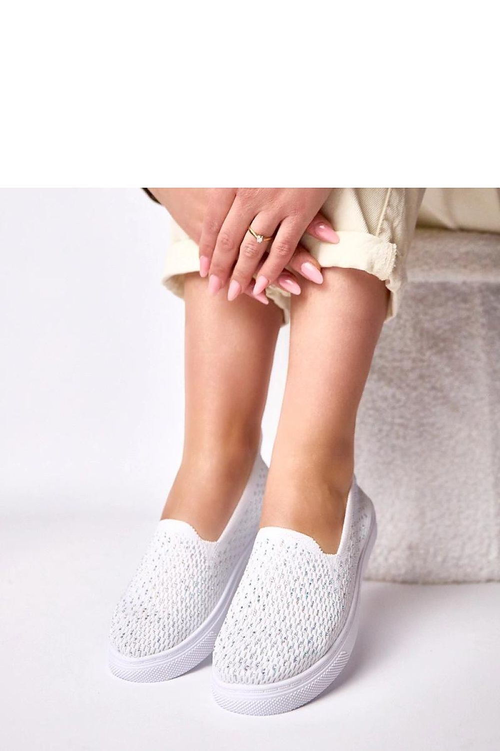   Trampki Model Gabrielle W236-4 White - Solea 