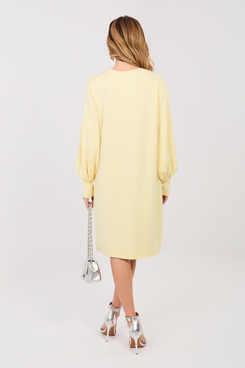  Sukienka Model RV-SK-A1059.17 Light Yellow - Rue Paris 