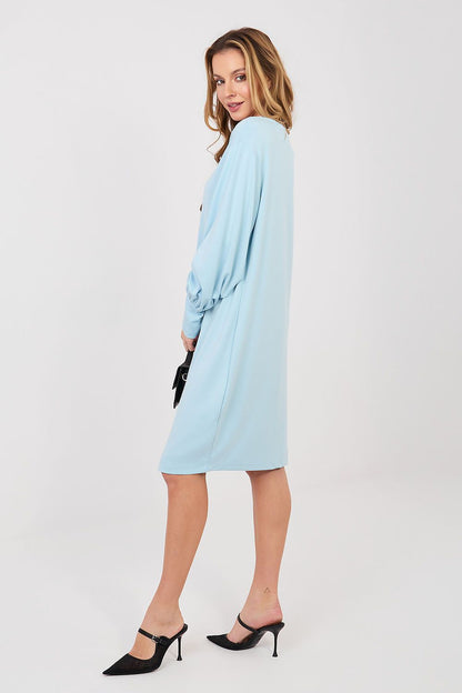  Sukienka Model RV-SK-A1059.17 Light Blue - Rue Paris 
