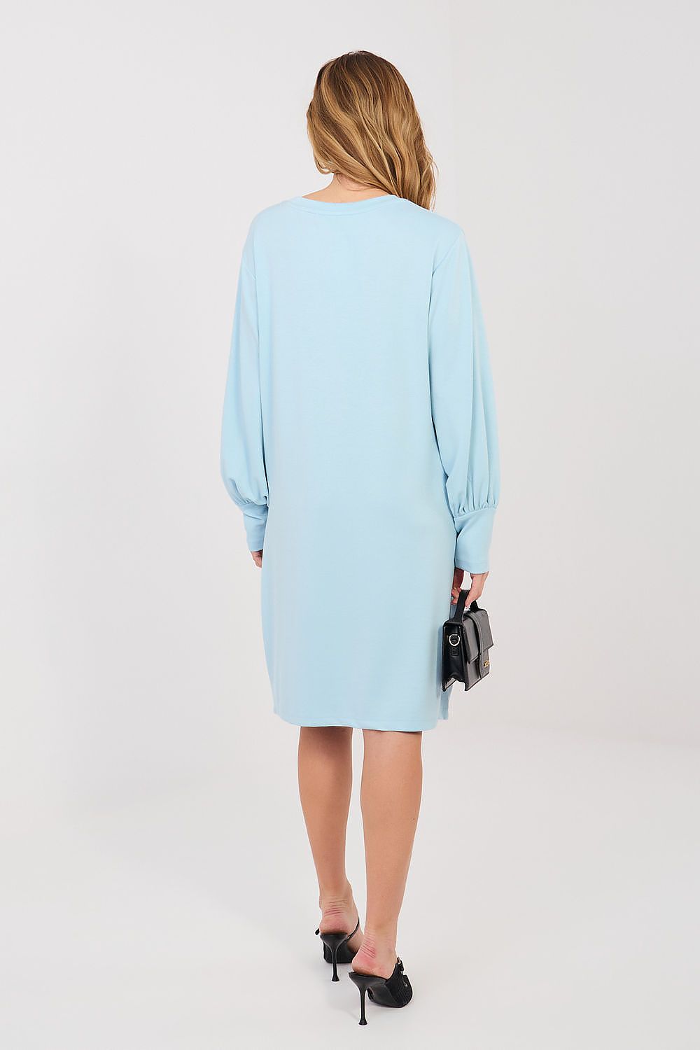  Sukienka Model RV-SK-A1059.17 Light Blue - Rue Paris 