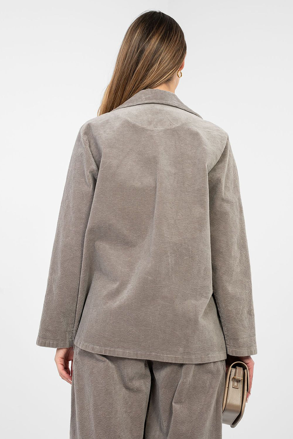   Marynarka Model IT-MA-FL9958.87 Dark Beige - Rue Paris 