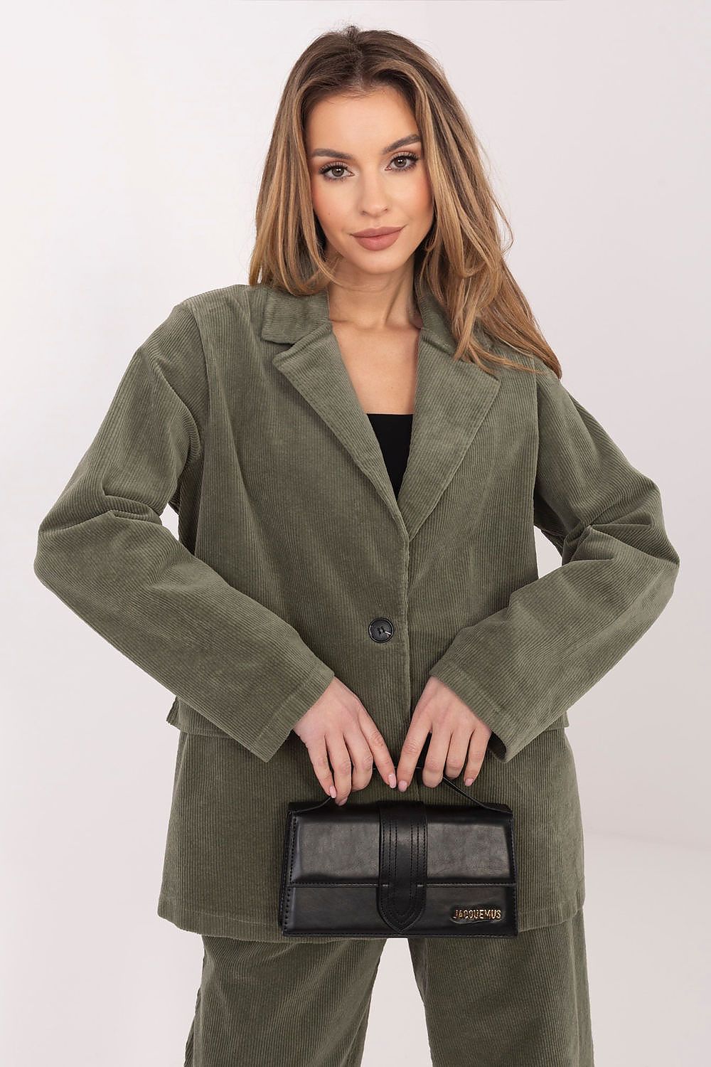   Marynarka Model IT-MA-FL9958.90 Khaki - Rue Paris 