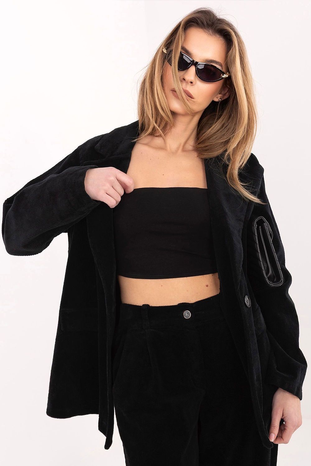   Marynarka Model IT-MA-FL9958.90 Black - Rue Paris 