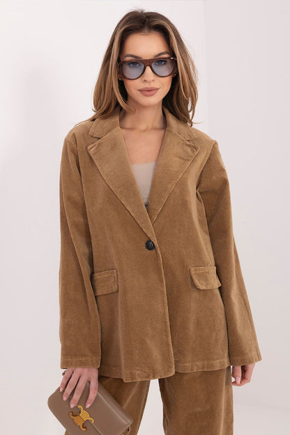   Marynarka Model IT-MA-FL9958.90 Camel - Rue Paris 