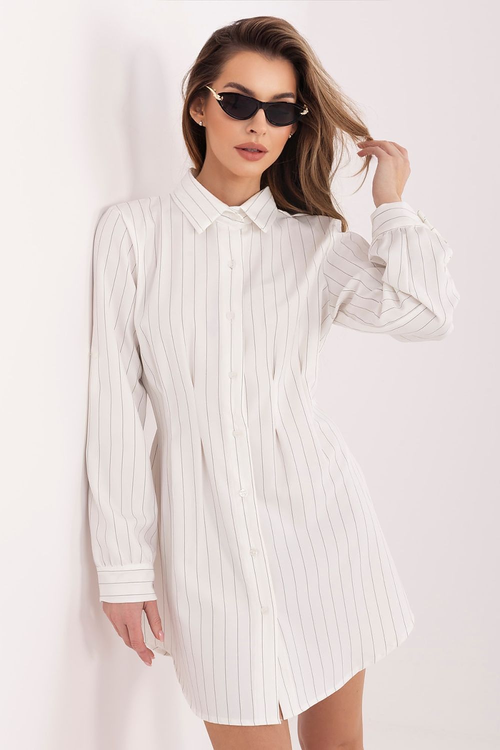  Sukienka Model IT-SK-22268.84 Ecru - Rue Paris 