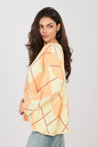   Bluza Damska Model IT-BZ-6848.22 Orange - Factory Price 
