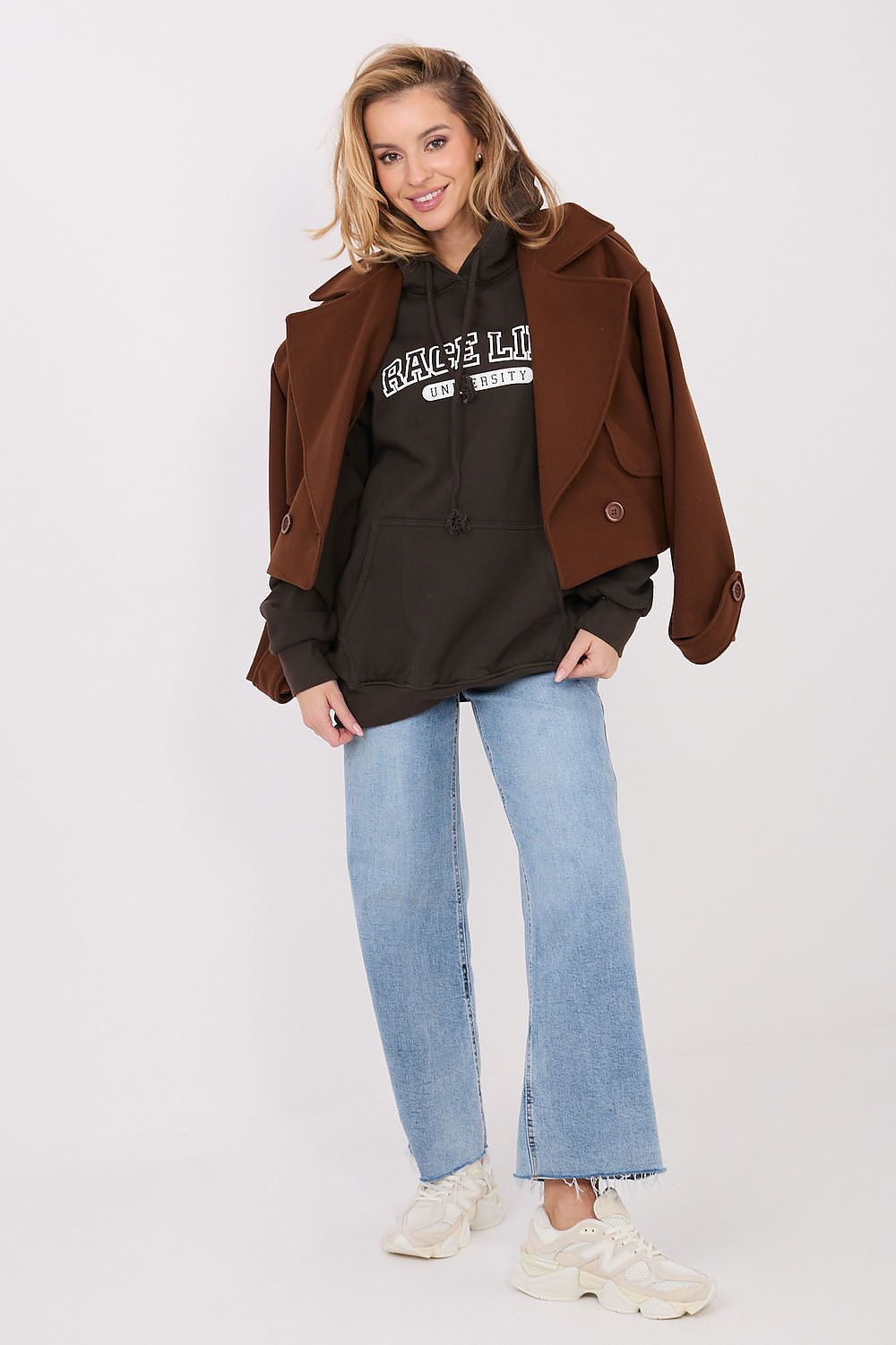   Bluza Damska Model WT-BL-A1066.53 Dark Brown - Factory Price 