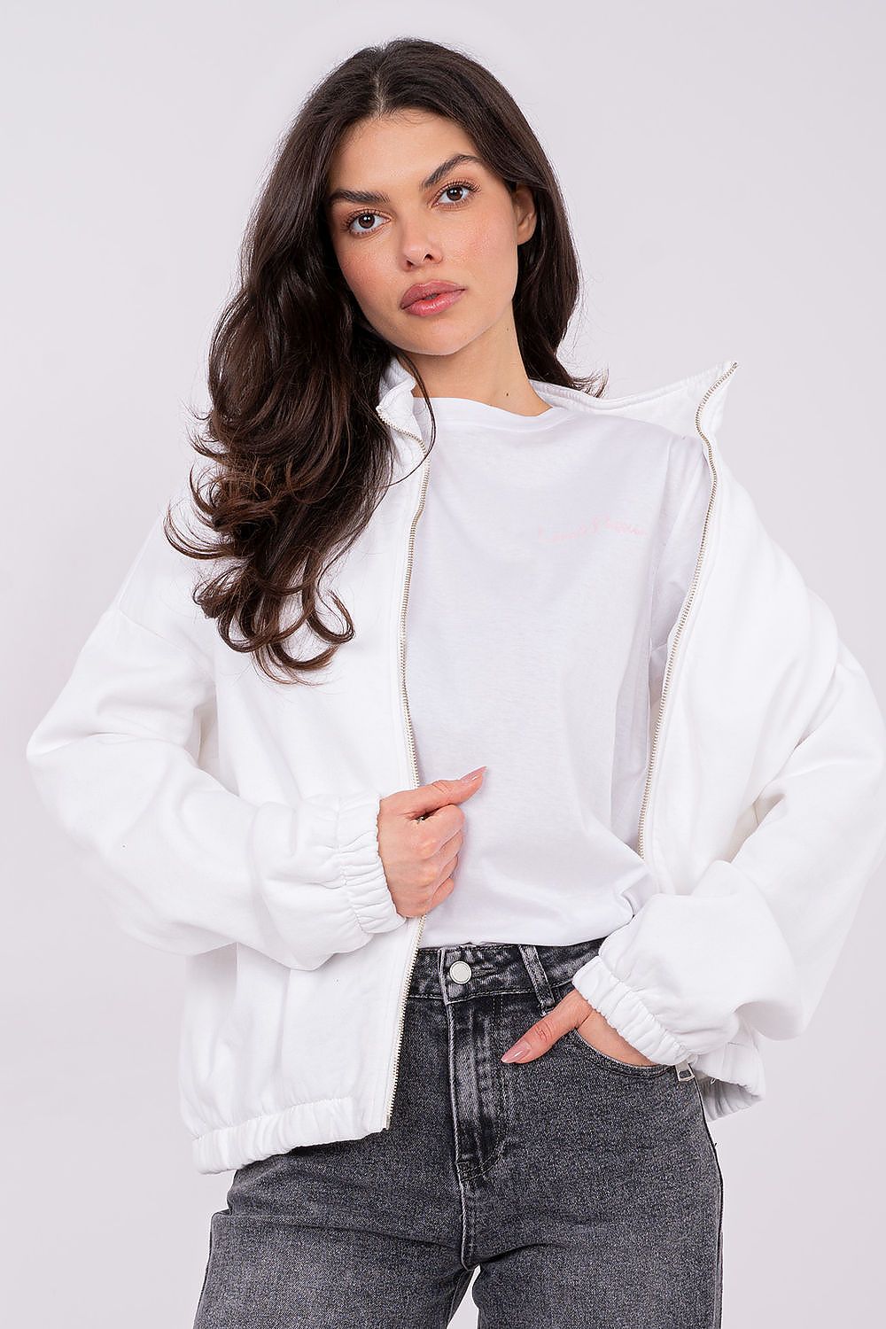   Bluza Damska Model WT-BL-A1460.19P Ecru - Factory Price 