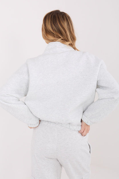   Bluza Damska Model WT-BL-A1460.58 Light Grey - Factory Price 