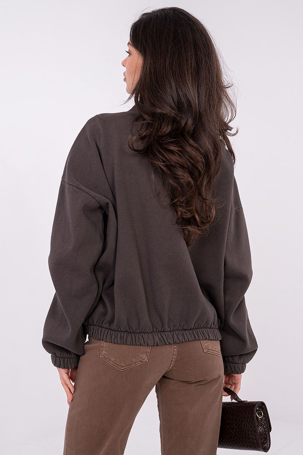   Bluza Damska Model WT-BL-A1460.19P Dark Brown - Factory Price 