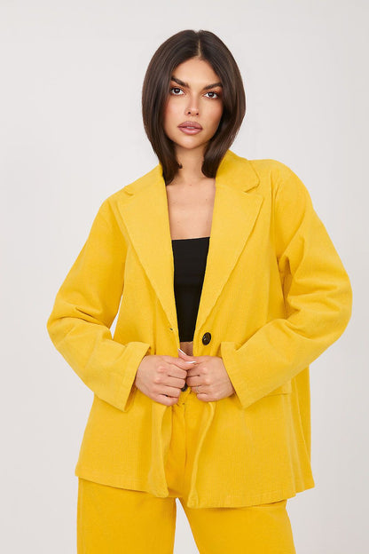   Marynarka Model IT-MA-FL9958.87 Yellow - Rue Paris 