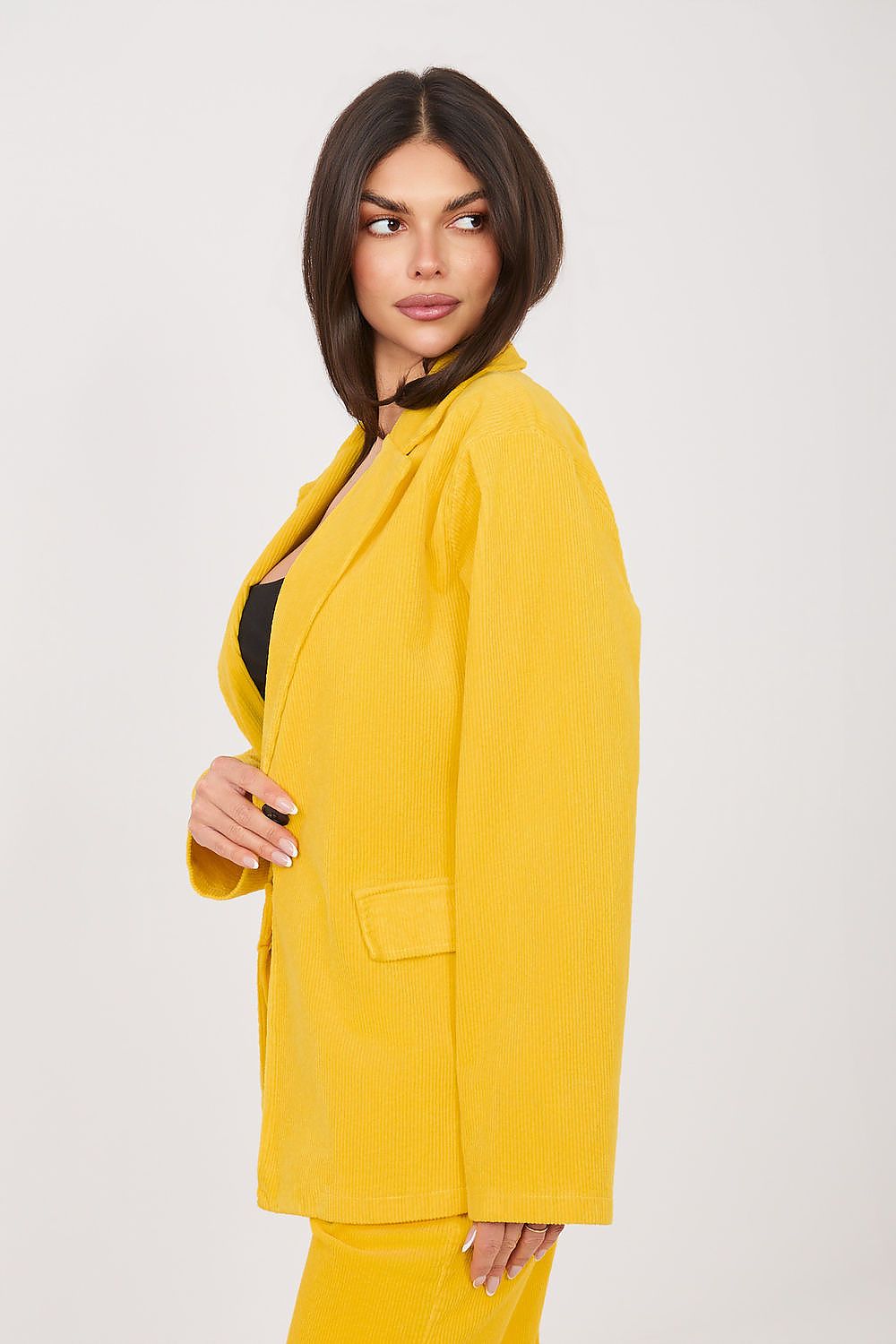  Marynarka Model IT-MA-FL9958.87 Yellow - Rue Paris 