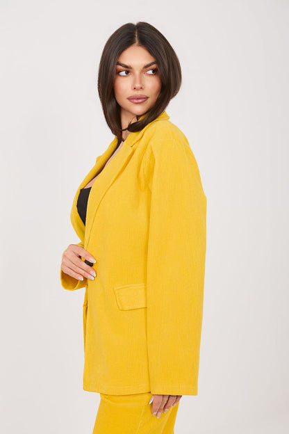   Marynarka Model IT-MA-FL9958.87 Yellow - Rue Paris 