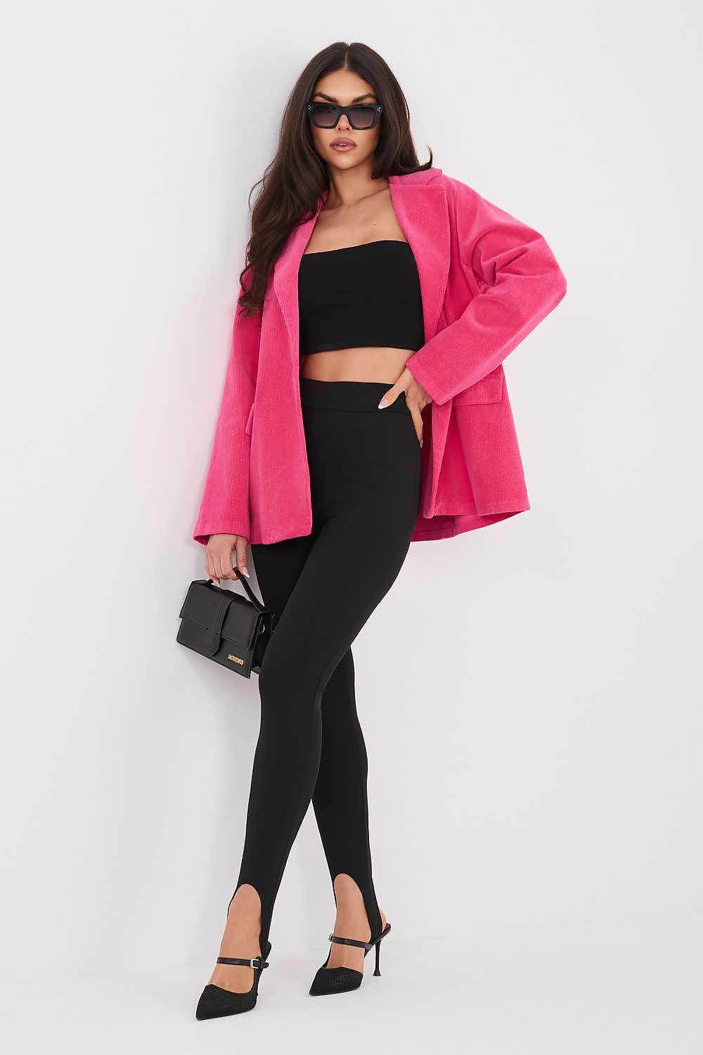   Marynarka Model IT-MA-FL9958.87 Fuksja - Rue Paris 
