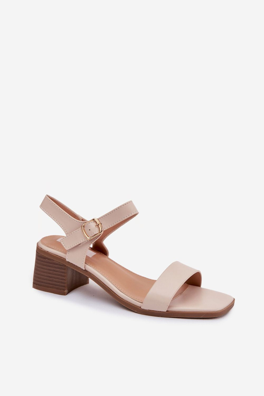  Sandały Model Sabela MS100-2 Beige - Step in style 