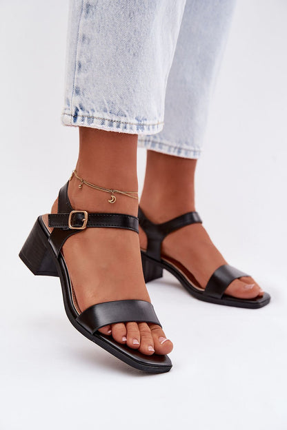  Sandały Model Sabela MS100-1 Black - Step in style 