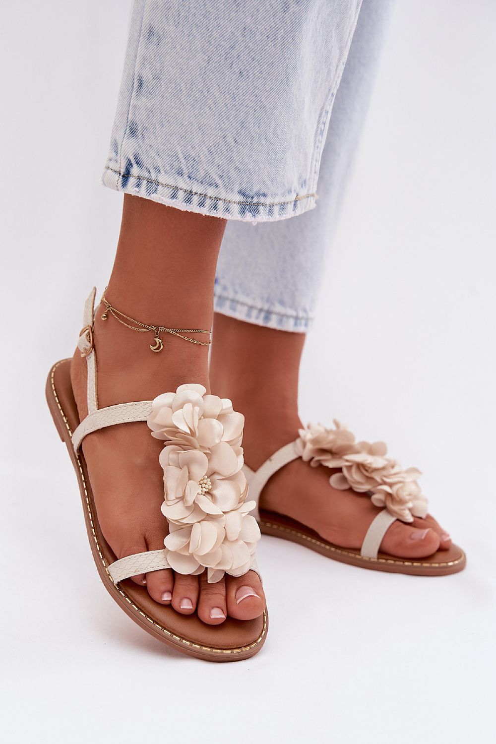  Sandały Model Noemia 23505 Light Beige - Step in style 