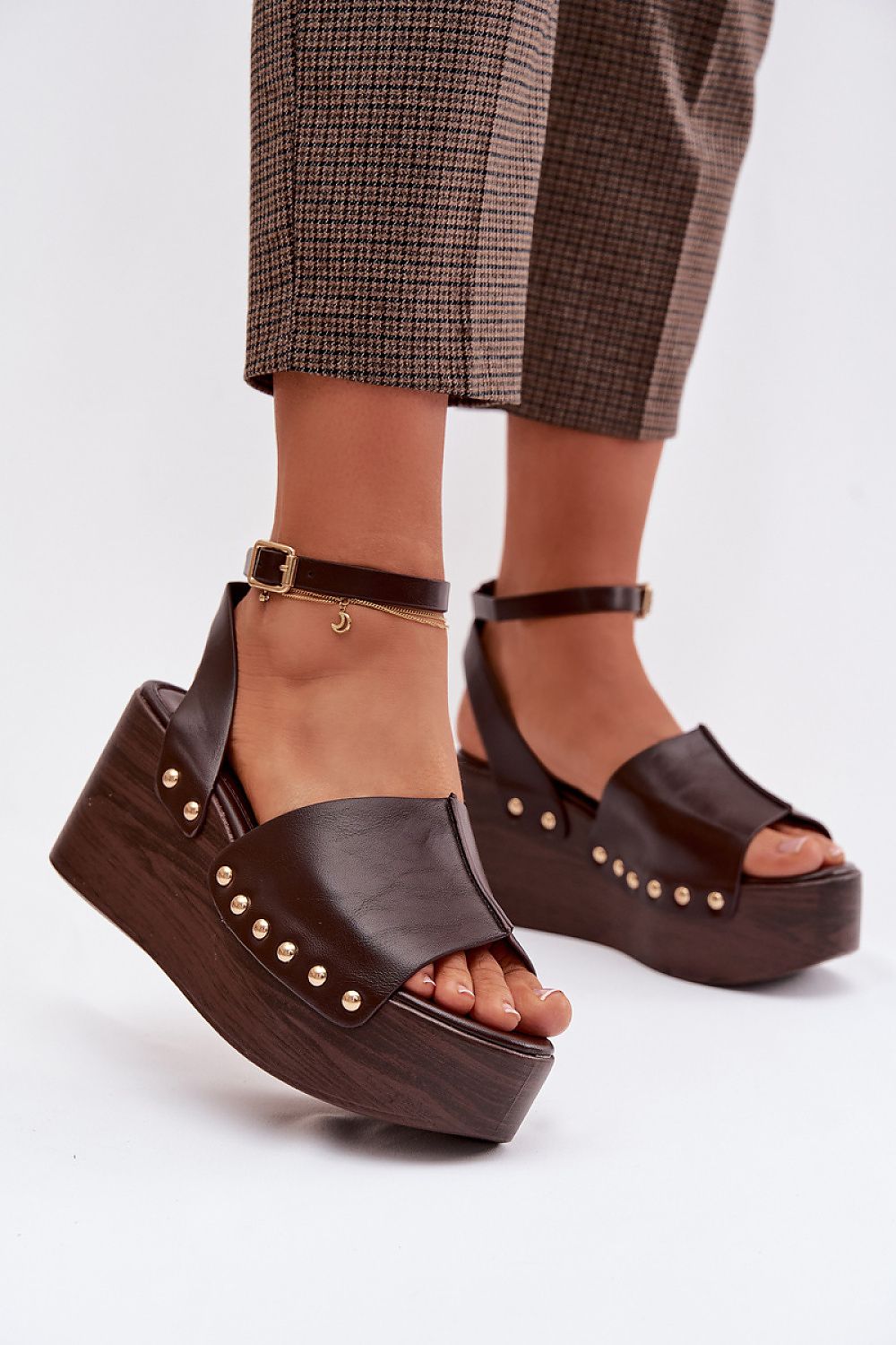  Sandały Model Galorina DM497 Czekolada - Step in style 
