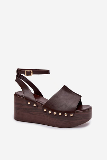  Sandały Model Galorina DM497 Czekolada - Step in style 
