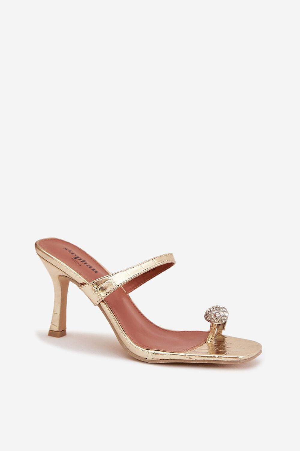  Sandał Klapki Model Lorissa P-1499 Gold - Step in style 